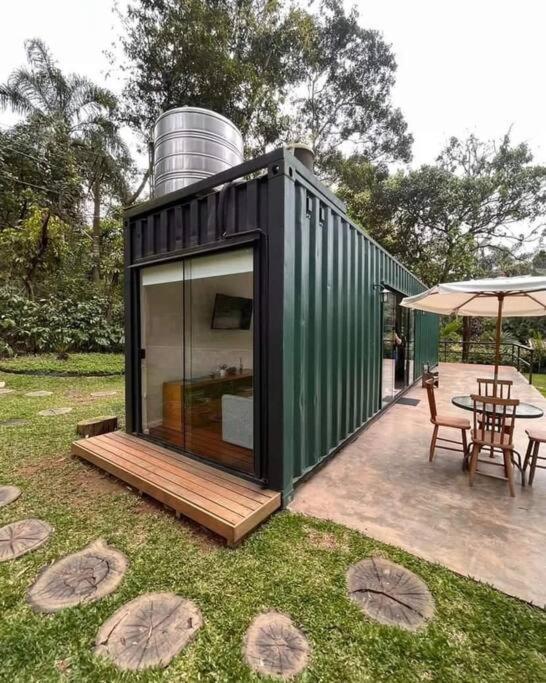 Casa Container Na Represa De Guarapiranga! Sonho! Villa São Paulo Buitenkant foto